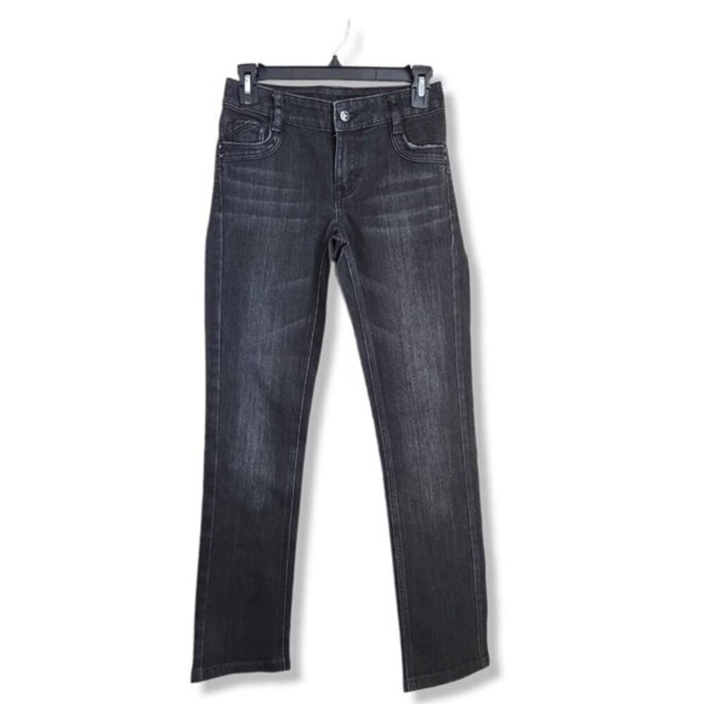 Blanc NYC Women's Midrise Skinny Jeans Size: 00R‎ Black Charcoal
